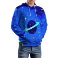 thumbnail image 5 of Space Adventure Rocket 3d Sweatshirts Hoodie Fashion Casual Personality Men's Women Street Hoodie Pullovers Long Sleeve Comfortable Top, 5 of 6