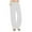 White, variant on RQYYD Linen Pants for Women Summer Drawstring Pockets Wide Leg Loose Casual Cotton Linen Palazzo Pants Beach Yoga Pant Summer Pants