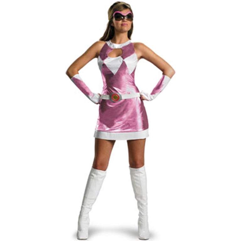 pink power ranger dress Mighty Morphin Power Rangers Pink Ranger Cosplay Costume
