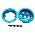 thumbnail image 1 of Bewildely Llanta de rueda de aluminio hexagonal de 12MM para AXIAL 1/10 ROCK RACER 90026 Hop-ups pieza de control remoto AX31009 pieza de Kits de construcción modelo Azul, 1 of 6