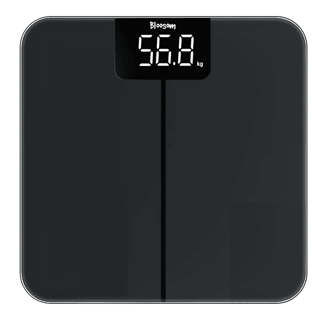 Bascula Digital Bloosom Peso Personas 180 Kg Pesa Corporal Baño Negro