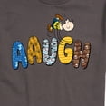 thumbnail image 3 of Peanuts - Aaugh Pattern Charlie Brown - Men's Short Sleeve Graphic T-Shirt, 3 of 6