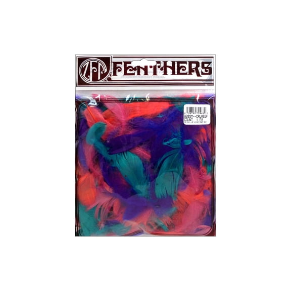 Zucker Feather Goose Coquille 3-5" .25oz CoralReef