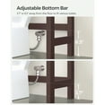 thumbnail image 2 of 3-Tier Bamboo Over The Toilet Storage - Adjustable Shelf Bathroom Organizer, Space-Saving & Easy Assembly, Fits Most Toilets, 2 of 9