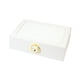 thumbnail image 4 of Organizador de joyas de viaje, mini joyero para anillos, pulseras y pendientes. Blanco, 4 of 7
