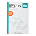 thumbnail image 2 of (2 pack) Pen+Gear Paper Clips, Silver, Assorted Sizes, 1000 Count, 2 of 10