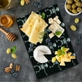 thumbnail image 5 of Skeleton Cutting Board, Simple Monochrome Pattern of Pointing Funny Spooky Halloween, Decorative Tempered Glass Cutting and Serving Board, in 3 Sizes, by Ambesonne, 5 of 5