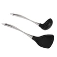 thumbnail image 2 of Stainless Steel Utensil Kit Ideal For Home Cooks Featuring Long Handle Makes Cooking Easy 2Pcs, 2 of 3