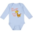 thumbnail image 3 of Inktastic My Peepaw Loves me- cute giraffe Boys or Girls Long Sleeve Baby Bodysuit, 3 of 5