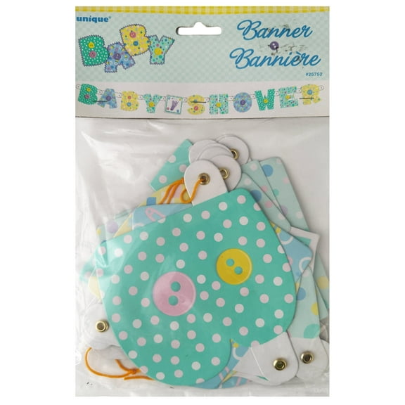 Baby Shower Mint Letter Banner (1ct)