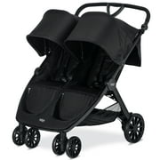 Angle View: Britax B-Lively Double Stroller, Raven
