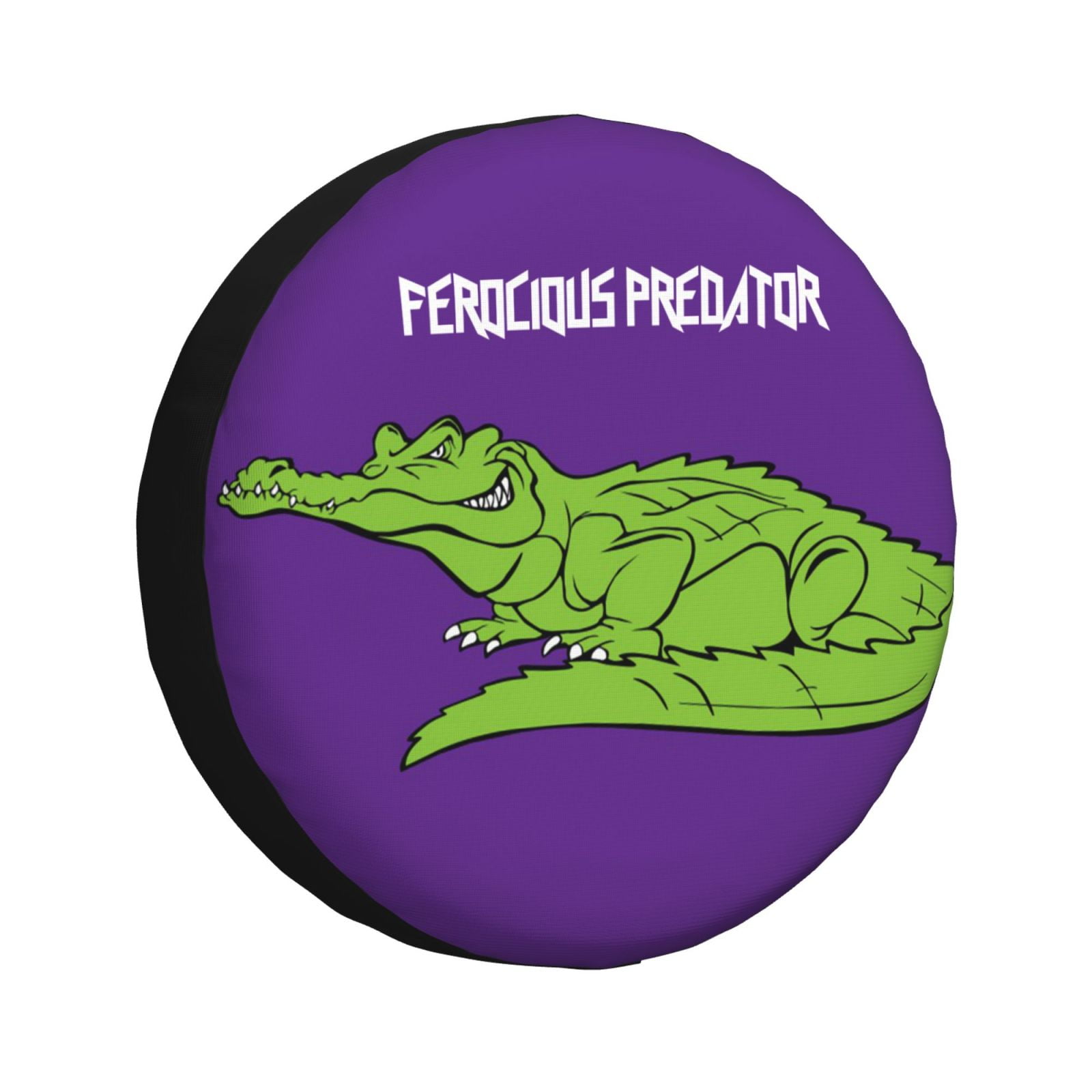 Waterproof Spare Wheel Cover, Green Crocodile Adjustable Wheel Cover