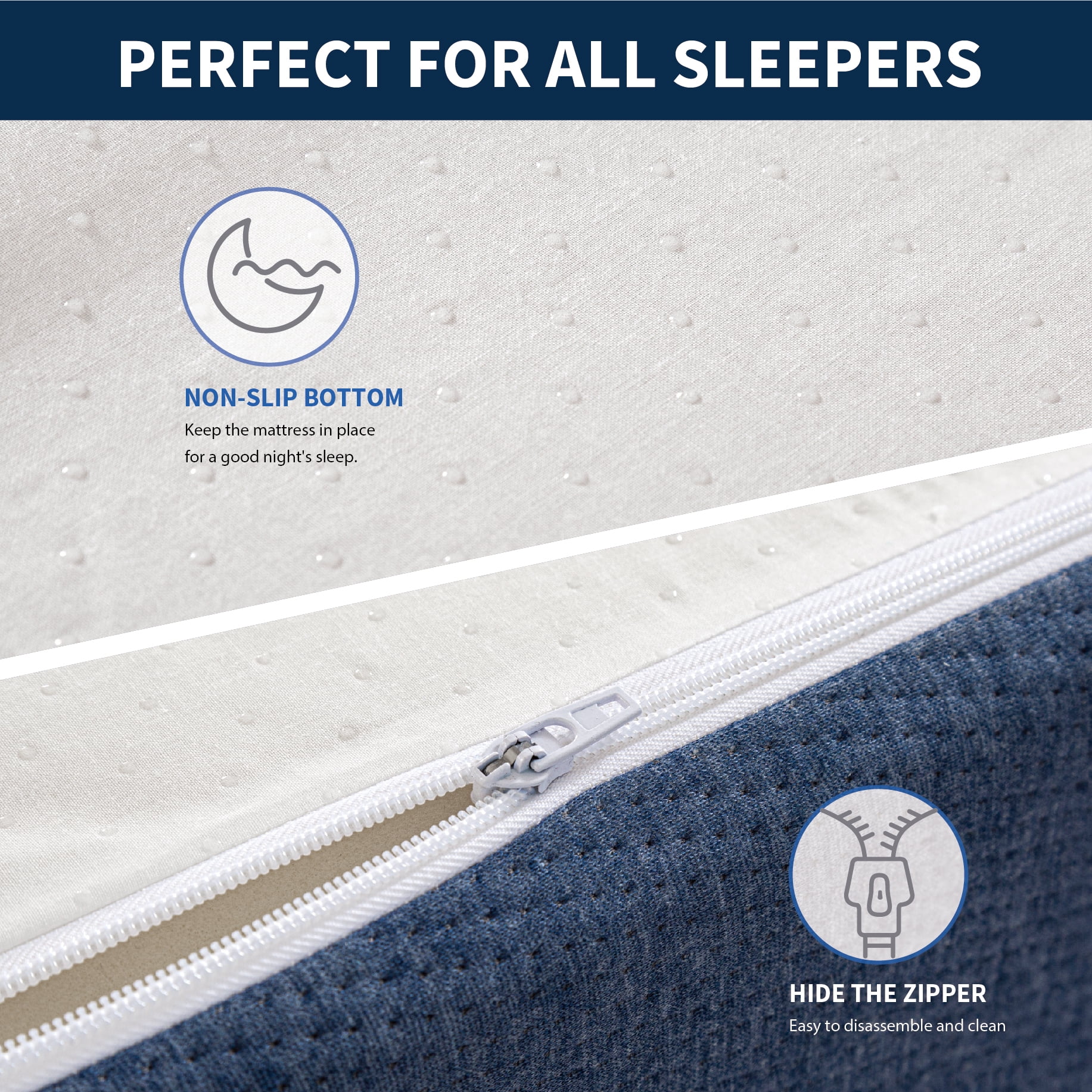 MLILY Essence Sleep Queen Mattress, 14" Memory Foam Mattress in a Box, Medium