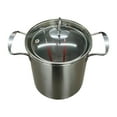 thumbnail image 3 of ziyahi French Fries Cooking Deep Fryer Pot With Strainer Ladle Handle Frying Chicken And Other Dishes Boiling Dried Steaming, 3 of 6