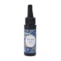 Hard UV Resin Glue Clear Ultraviolet Curing Epoxy Resin UV Glue Fast Curing Ready to Use Clear 32x130mm 60g/pc