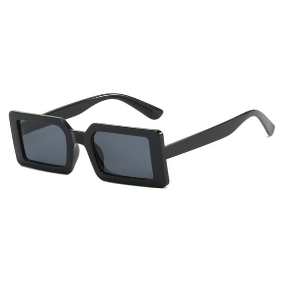 The new box sunglasses men small frame Europe and the United States sunglasses female retro anti-ultraviolet jelly color glasses