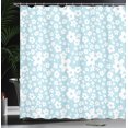 thumbnail image 3 of Ambesonne Floral Shower Curtain, Daisy Blossom Spring Print, 69"Wx84"L, Pale Blue, 3 of 4