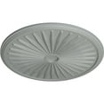 thumbnail image 3 of Ekena Millwork CM33LE 33 1/8-Inch OD x 3 1/2-Inch ID x 1 3/8-Inch P Leandros Ceiling Medallion, 3 of 11