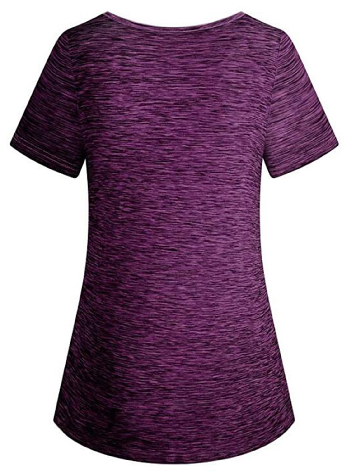 New Pilates Tops Yoga Training Wear Ladies Gym Women's Sports Blouses Pink  Purple Beige T Shirt Yellow Black T-shirts Clothing - AliExpress