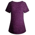 thumbnail image 3 of Niuer Women's Quick Dry Workout Tee Shirt Casual Loose Short Sleeve Blouse Running Workout Active Wear Tops, 3 of 3