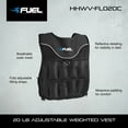 thumbnail image 7 of Fuel Pureformance 20 lb. Adjustable Weighted Vest, 7 of 7