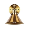thumbnail image 3 of Parrot Uncle BH11809110V Rhem 7 in. 1-Light Brass Gold Wall Sconce Light, 3 of 9