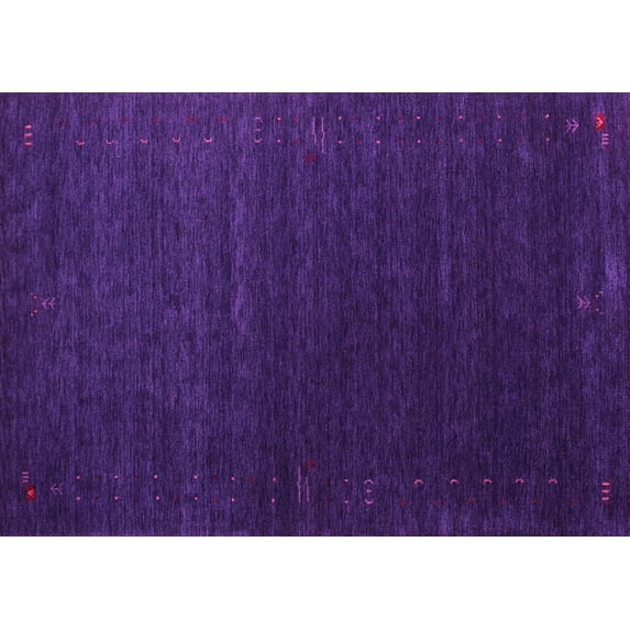 Ahgly Company Indoor Rectangle Abstract Pink Contemporary Area Rugs, 2' x 5'