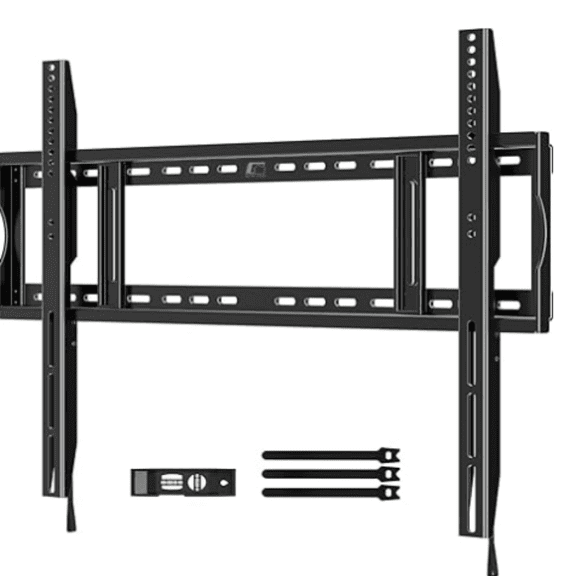 Heavy Duty TV Wall Mount for 48-150 inch Large TVs up to 330 LBS & 900x600mm Vesa, Fixed Low-Profile Slim TV Mount Wall Bracket Fit 16" 24" 32" Wood Studs