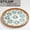 Style#F, variant on Rattan Tray with Mother of Pearl Inlay Wooden Base, Serving Basket for Breakfast Food, Round Tray as Coffee Table Decor, Mother of Pearl Decoration, Storage and Display