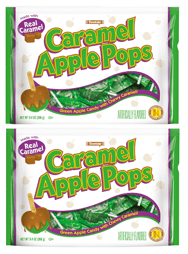Tootsie Caramel Apple Pops, 9.4 oz, Gluten Free, Peanut Free