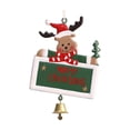 thumbnail image 2 of Adorno Navideño Colgante onlyliua Hierro Papá Noel Accesorios Colgantes para Árbol de Navidad, 2 of 6