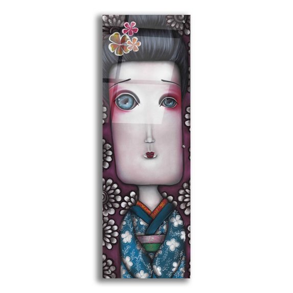 Epic Art 'Inevitable Silence' by Abril Andrade, Acrylic Glass Wall Art, 16"x48"