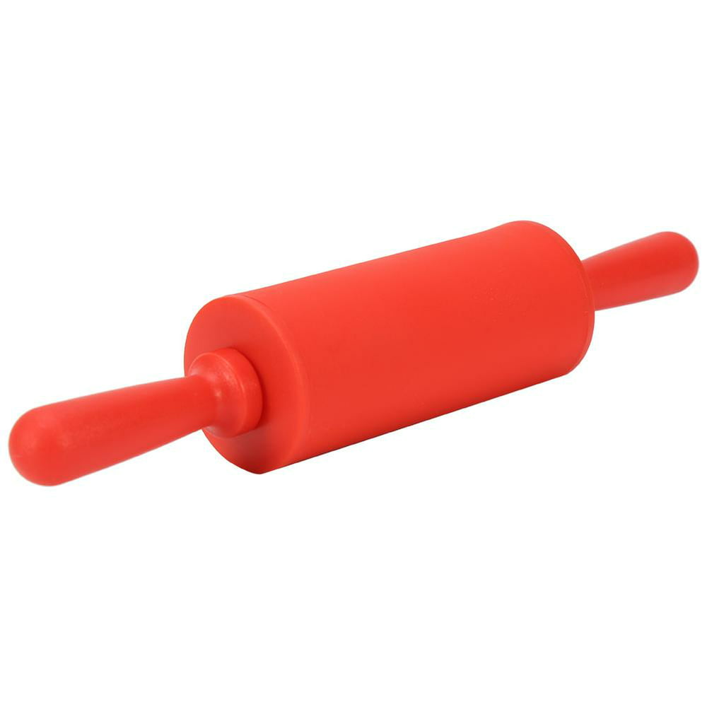 Mgaxyff Non stick Silicone Rolling Pin Pastry Dough Roller Kitchen 
