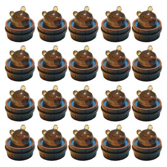 Glowing In Dark Capybara Resin Figurine For Home Decoration And Office