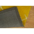 thumbnail image 3 of United Weavers Casablanca Shag Area Rug 1510-20112 Safi Yellow Lines Angled, 3 of 3
