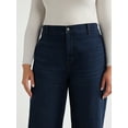 thumbnail image 6 of Sofia Jeans Women's Plus Size Diana Palazzo Super High Rise Seamed Jeans, 32.5" Inseam, Sizes 14W-28W, 6 of 6