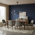 thumbnail image 4 of 83195BK Lark Millie - 6 Light Convertible Chandelier In Modern and Mid-Century Modern Style-8.5 Inches Tall and 35.75 Inches Wide-Black Finish, 4 of 17