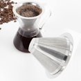 thumbnail image 5 of Pour Over Coffee Dripper Stainless Steel, Reusable Paperless Coffee Filter, Reusable Single Cup Metal Cone Coffee Maker (1-2 Cups), 5 of 5