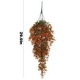 thumbnail image 3 of hulanddfd Halloween Fake Hanging Plants, Faux Orange Vines Hanging Plant 29.9in Plastic Plants for Wall Home Living Room Indoor Outdoor Fall Decor, 3 of 9
