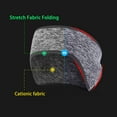 thumbnail image 4 of 2Pcs Ear Warmer Headband for Cold Weather Running Sweatband Sports Non Slip Thin Earmuff for Girls Women Men Fleece Headband Ear Cover Muffs for Jogging Cycling Riding Motorcycle Yoga, 4 of 7