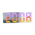 thumbnail image 3 of Tnarru Digital Alarm Clock Bedside Clock 12 Hour/24 Hour,Portable ,LED Electronic Clocks LED Bedroom,Alarm Clocks for Office Desktop White, 3 of 8