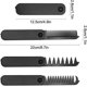 thumbnail image 4 of Peine plegable con dientes anchos y finos, peine de bolsillo plegable para viajes, ideal para hombres, gimnasio y para ir al trabajo., 4 of 5