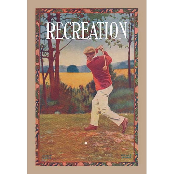 Recreation Museum quality giclee print canvas wrap(20" x 30")