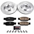 thumbnail image 3 of PowerStop Front Z23 Evolution Sport Carbon-Fiber Ceramic Brake Pad and Drilled & Slotted Rotor Kit Fits: JAGUAR Select Models K1353, 3 of 10
