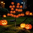 thumbnail image 6 of Solar Halloween Ground Stake Light Set Pumpkin Bat Spider Web Outdoor Decor for Yard Garden Walkway Holiday Festive Scene Auto On Off Night Lighting, 6 of 6