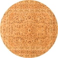 thumbnail image 1 of Ahgly Company Indoor Round Persian Orange Traditional Area Rugs, 5' Round, 1 of 1
