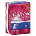thumbnail image 2 of Carefree Body Shape Regular Panty Liners, Unscented, 54 Ct, 2 of 6