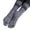 Grey, variant on Five Toe Non Grip Pressure Yoga Socks Mid Tube Fall Winter Fitness Workout Socks for Women and Men Size:One Size