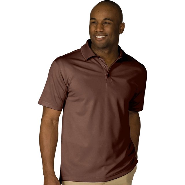 Edwards Garment Polo Haute Performance pour Homme Moyen Espresso