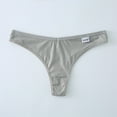 thumbnail image 2 of WomensIce Silk Low Waist Through Waist Bikini Brief Underwear Thong Womens Underwear Size 8 Silk Thong Lower Belly Trainer Women High Girls No Show Size 12 9 on Clearance L Gray, 2 of 3